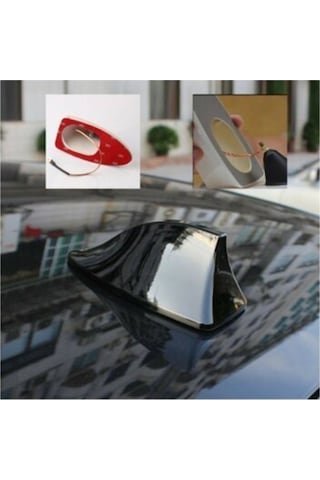 Otonom Balina Anten Siyah Contalı