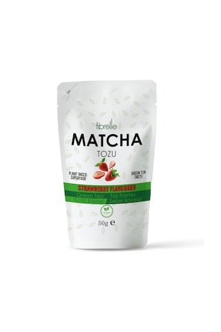 Fibrelle Matcha Çayı Çilek Aromalı 50g