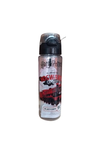 Wiggle 2871 Harry Porter Tritan ,700 Ml Matara, Kilitli Kapaklı Ve Pipetli Gri - Siyah