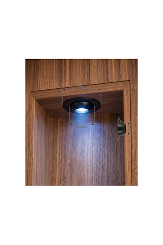 3 Adet Set Parmak Spot Mavi Renkli Ufo Led Spot Tv Ünitesi Spotu Siyah Kasa Yıldız Led Spot 3 W Diğer