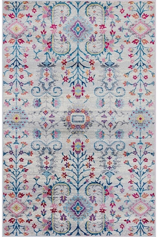 Rovigo Home Dijital Baskı Yıkanabilir Kaymaz Taban Salon Halısı RVG1558-HT755 Çok Renkli