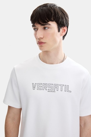 Back And Bond Beyaz Regular Fit Bisiklet Yaka Tişört Çok Renkli