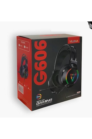 Yılıma G606 7.1 Usb Profesyonel Rgb Kulaklık Yılıma G606 7.1 Usb Profesyonel Rgb Kulaklık