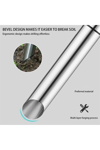 Manuel Bitki Dikim Makinası Metal Bahçe Bitki Dikim Makinası