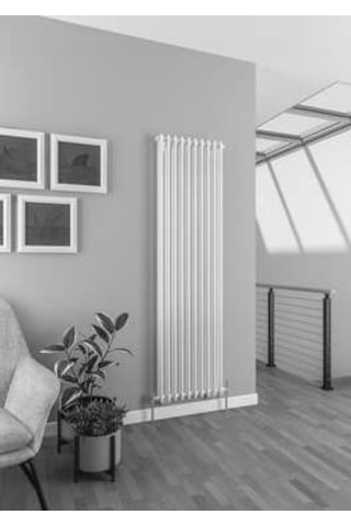 Warma Focha Dikey Çelik Radyatör 510x1800 Pütürlü Beyaz Ral 9016
