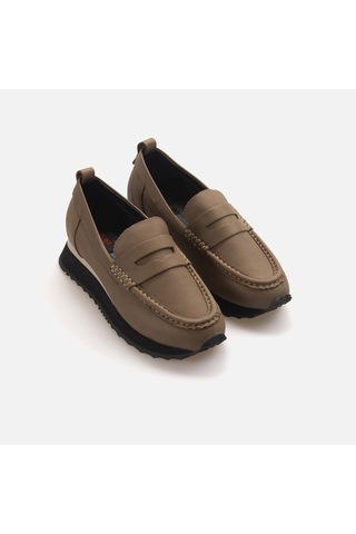 Rouge Kadın Loafer 117 Toprak