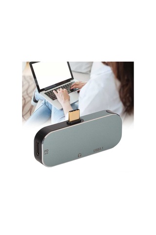 Ximistore9 Yx04-x3 Mini Type-c Hub: Pd Şarj + Usb3.1 + Usb2.0 + Aux Çıkışlı 5-in-1 Alüminyum Hub, 10gbps Transfer, 100w Güç, Tüm Sisteme Uyumlu