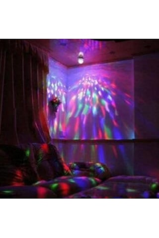 Kenstar Renkli Led Döner Başlıklı Disko Topu Ampul Gece Lambası Renkli 7692763047652