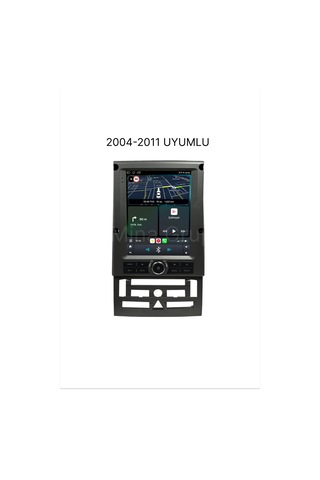 Snp Serisi Peugeot 407 Uyumlu Tesla Ekran 6-128 Gb Hafıza Multimedya Sistemi Geri Görüş Kamerası Dahil 9.7''
