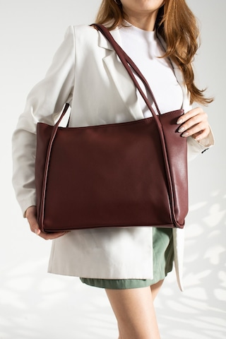Nou Çift Saplı Salaş Model Vintage Shopper El Ve Omuz Çantası