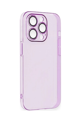 Newface - 76 - iPhone Uyumlu 13 Pro Max Kılıf Armada Lensli Kapak - Csmo-tex - - Mor