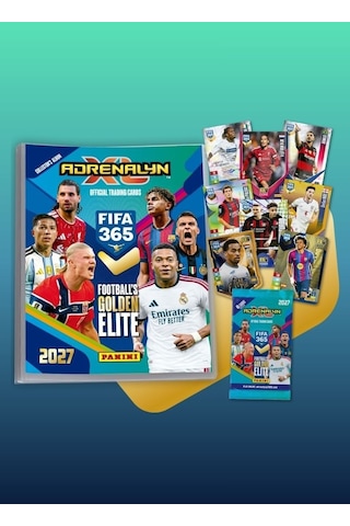 Panini Futbolcu Kartı Fıfa 365 2027 Başlangıç Seti 23 Kart 3 Paket 4 Özel Kart Ve 1 Xxl Kart Albümlü