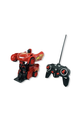 Şimşek Mcqueen Cars Robot Olan Araba Uzaktan Kumandalı