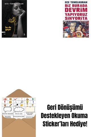 Bu Da Geçer + Biz Burada Devrim Yapıyoruz Sinyorita Cep Boy + Okuma Sticker'ları