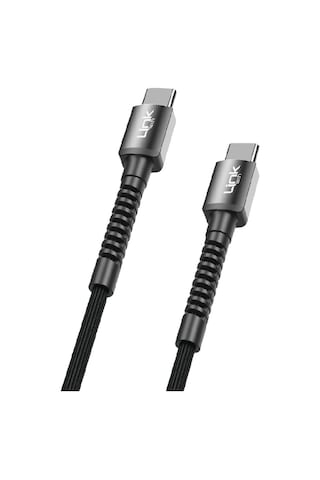 Linktech LCA-K597 Type-C - Type-C USB-C 60 W Hızlı Data ve Şarj Kablosu 3 M