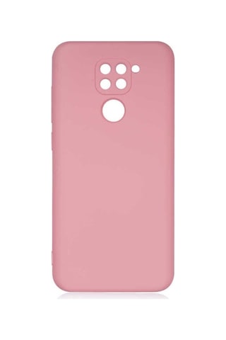 Xiaomi Redmi Note 9 Kılıf Zore Mara Lansman Kapak Pembe Açık