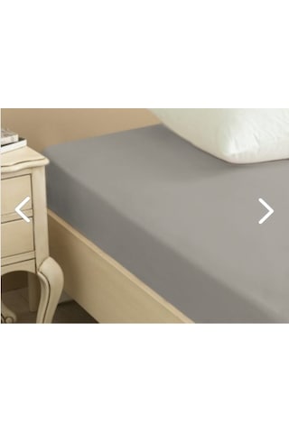 Ecosse Fitted Lastikli Çarşaf Seti %100 Pamuklu Gri