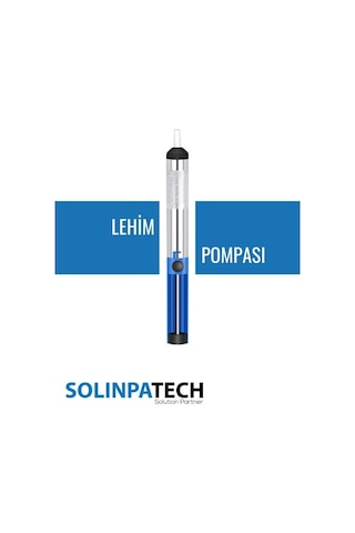 Lehim Sökme Pompası – Ergonomik Gövde, Güçlü Vakum