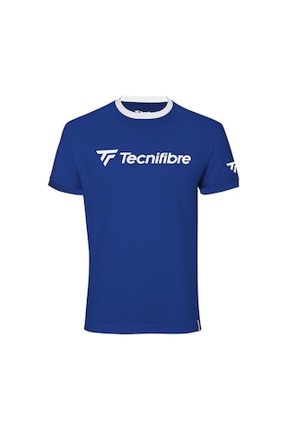 Wilson Tecnifibre Cotton Royal Mavi Kadın T-Shirt Çok Renkli