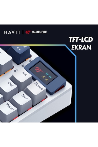 Havit Kb884L Gamenote RGB Gaming Mekanik Klavye