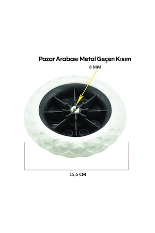 Tak Çıkar Pazar Araba Teker Geçmeli Bebek Arabası Tekerleği (499525898)