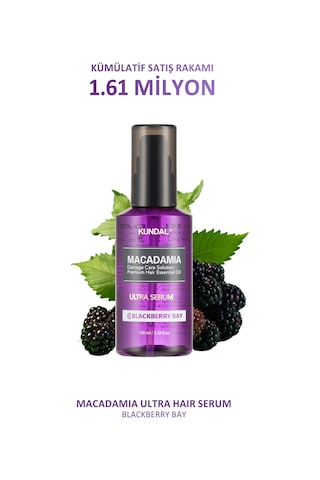 Kundal Macadamia Blackberry Bay Ultra Hair Serum 100 ML
