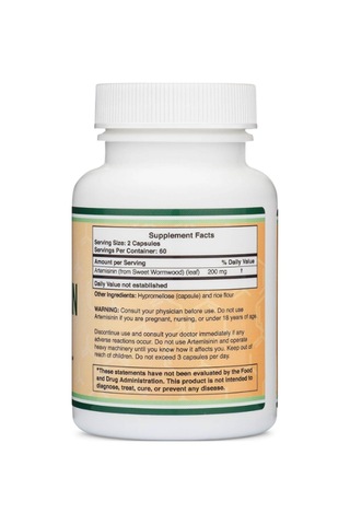 Double Wood Artemisinin 200mg 120 Capsul. Usa Menşei Tr Tek Y...