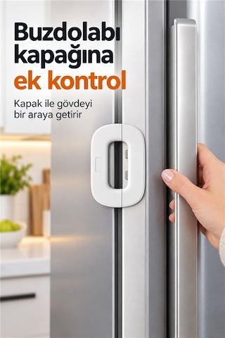 Mucit Home 1 Adet Plus Kapı Kilidi Dayanıklı Gövde Yapısıyla Yüksek Güvenlik Kaliteli Dolap Kilit Beyaz