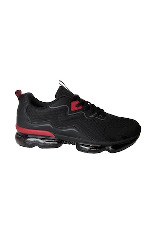 Kinetix Air Max Over Siyah Kırmızı Yürüyüş Koşu Ayakkabı Siyah - Kırmızı