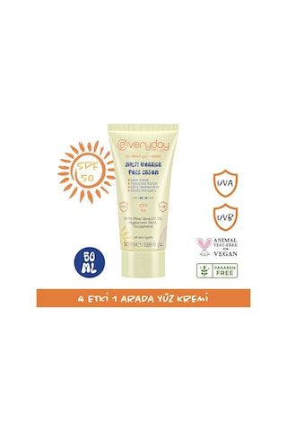 Everyday Beauty Multi Warrior 4 Etki 1 Arada Yüz Kremi 50 ML