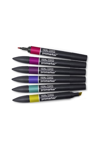 Winsor Newton Promarker 6'lı Rich Tones