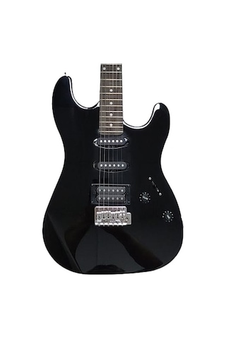 Angel Aeg06-bk Siyah Elektro Gitar Sg Tipi Gövde Agresif Rock Tonu