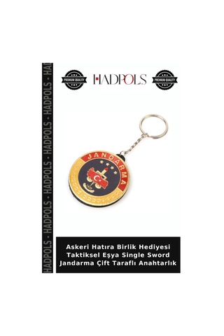 Askeri Hatıra Birlik Hediyesi Taktiksel Eşya Single Sword Jandarma Çift Taraflı Anahtarlık Diğer