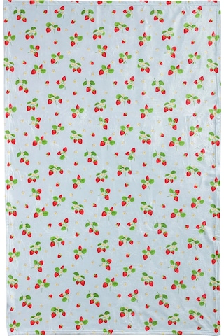Karışık Çilek Baskılı Tv Battaniyesi 100x150 Cm