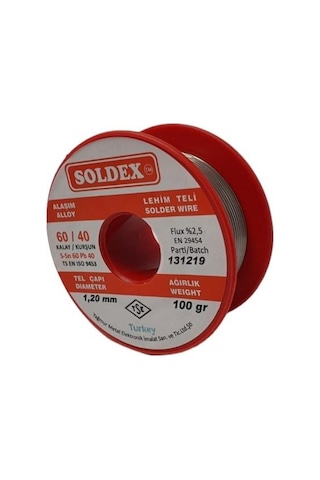 Soldex 100Gr 1.2Mm 60/40 Lehim Teli