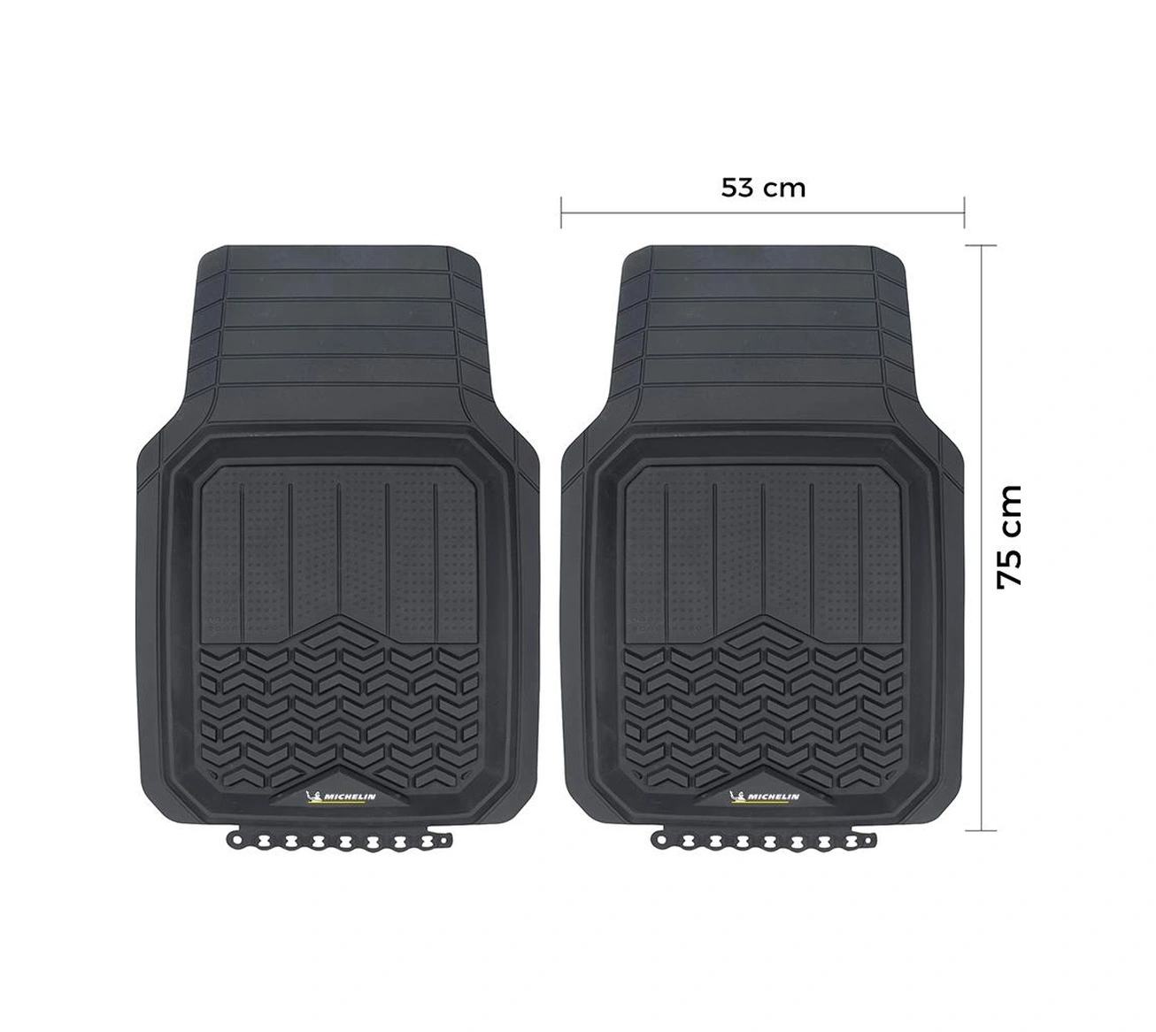 Michelin Mc34594 Tüm Araçlara Uyumlu 2 Parça Üniversal 3d Havuzlu Oto Paspas