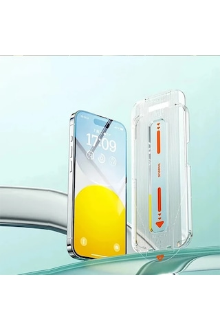 Baseus Crystal iPhone Uyumlu 15 Plus Full Koruma Eye-protection Tempered Cam Ekran Koruyucu- 5775