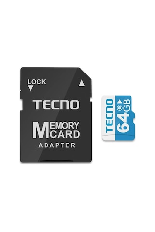 Tecno 64 GB Hafıza Kartı Ve Adaptörü (Tecno Türkiye Garantili)