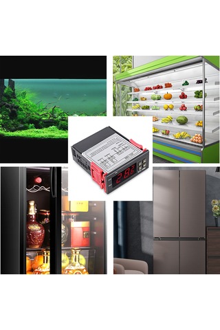 Xiyyadms Stc-1000 12v Dijital Sıcaklık Kontrol Cihazı: Otomatik Isıtma-soğutma, Ayar Yapılabilir Parametreler, Alarm Ve Sıcaklık Doğrulama Fonksiyonu