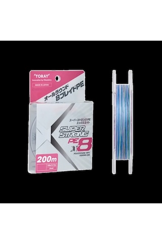 Toray Super Strong Pe X8 200m 21 Lb 1.5 Pe F72q 9.6 Kg 0.205 Mm