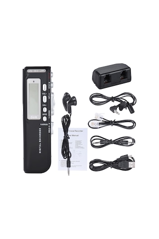 Samdoo 8gb Akıllı Ses Kayıt Cihazı, Mp3 Çalar Ve Telefon Kayıt Özellikli