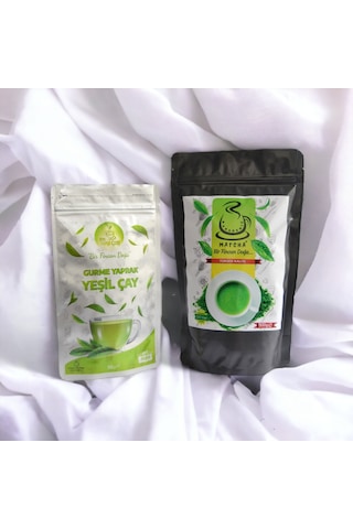 Karadeniz Matcha Çayı  500 G + Gurme Yaprak Yeşil Çay 50 G