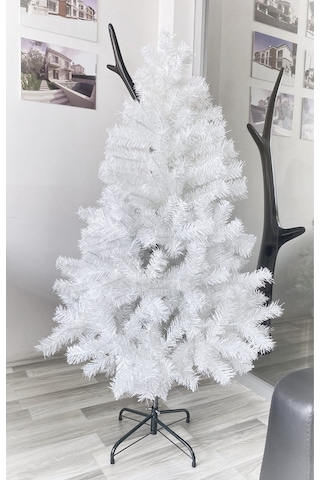 Beyaz Yılbaşı Çam Ağacı 150 Cm 300 Dal