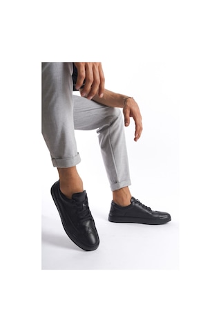 Mubiano Hakiki Deri Erkek Spor Ayakkabı & Sneaker Siyah -mbkryt015-s Siyah