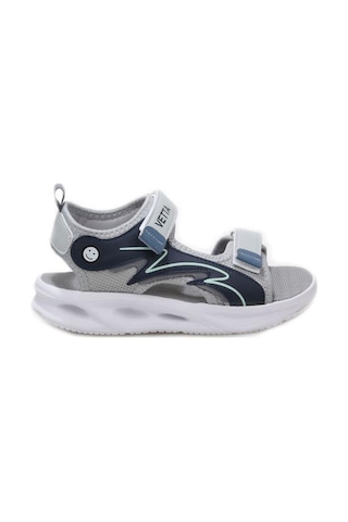 Papuçcity Vetta 03496 Erkek Çocuk Sandalet Ayakkabı Gri