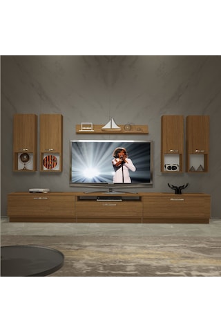 Decoraktiv Trendstyle 8da Mdf Tv Ünitesi Tv Sehpası Ceviz