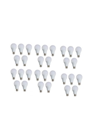 LED AMPÜL 9 W E27 DUY  BEYAZ IŞIK 30 ADET