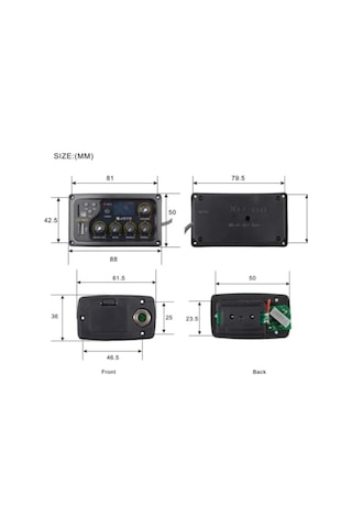 Joyo Mp3 Ritimli Ekolayzer 40 Adet Ritmli Usb Bellek