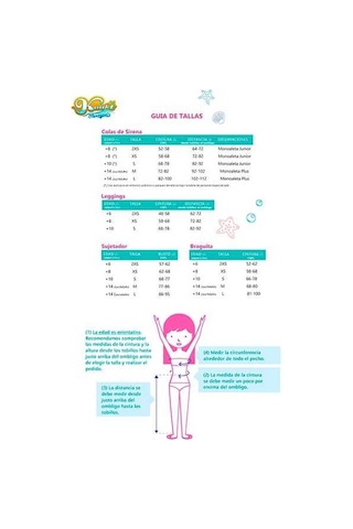 Kuaki Mermaids Turquoise 6+ Yaş Deniz Kızı 2 Li Takım Bikini Kostüm Seti - 2 Li Takım Çok Renkli