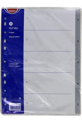 Noki Seperatör Ayraç Rakamlı 1-5 59205